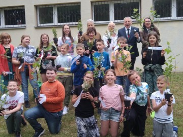 Inauguracja projektu Owocowe łódzkie w Łodzi 2.06.2023 r., 